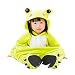 Pyjama Enfant Animal Unisexe Enfants Grenouille Pyjama Animaux Costumes d'halloween One-Piece, Automne Hiver Flanelle Capuche Romper Grenouillère Enfant Combinaison Pyjama