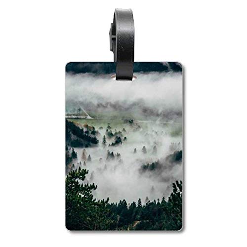 Étiquette de voyage valise motifs clouds forestry science et nature scenery cruise en PVC durable
