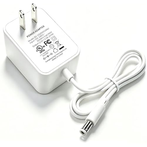 Power Cord Replacement for Fenchilin Hollywood Vanity Makeup Mirror Light Bulbs Charger 12V, 6 FT Charging Cable