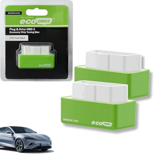 Efymosce 2 Stück Syngas OBD-Fuel Saver Syngas OBD Kraftstoffsparer Syngas Spritsparer Chip Auto Optimiert Motorkraftstoff Verbessert Benzinverbrauch für Alle Fahrzeuges