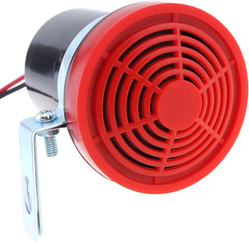 DriSentri Samochodowy alarm awaryjny, 12 V-24 V 105 dB, uniwersalny zapasowy sygnał dźwiękowy, sygnał cofania, sygnał dźwiękowy do samochodu, motocykla, samochodu