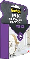 Scotch-Fix Spiegelmontageband - Doppelseitiges, feuchtigkeitsbeständiges Schaumstoffklebeband für Badezimmer und Küche - 1 Rolle (19 mm x 5 m) - Hält bis zu 5 kg - Für Glas, Fliesen & Metall – Ansicht 4