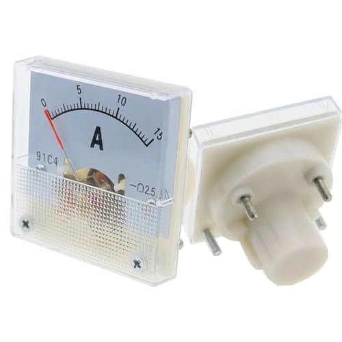 Ampèremètre à aiguille CC 91C4-A indicateur analogique de courant continu 15A