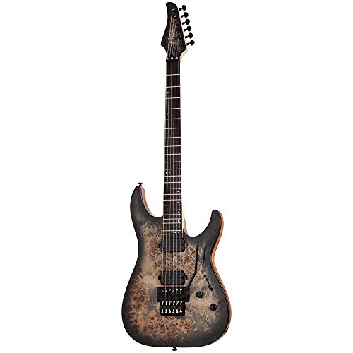 Schecter C-6 PRO FR Floyd Rose – Guitare électrique – Charcoal Burst - Les Beatles, Paul McCartney, John Lennon, RIngo Starr, George Harrison Schecter C-6 PRO FR Floyd Rose - Guitare électrique - Charcoal Burst