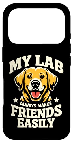 My Labrador Always Make Friends Easy Funny Labrador �X�}�z�P�[�X iPhone 17 Pro �p