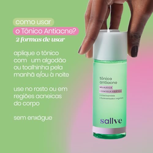 Tônico Antiacne 120ml - Melaleuca, Centella Asiática