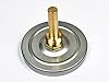 PIMALDAUM® Termometro bimetallico 0 – 120 °C, diametro 80 mm, con manicotto a immersione 11 mm x 40 mm, attacco posteriore 1/2"