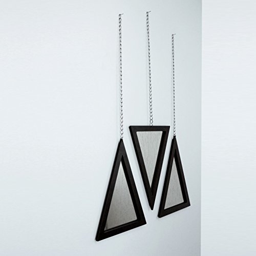 Trio Espelho Triângulo Crie Casa Preto