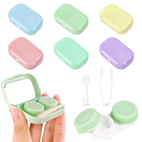 MengQiLe Scatola per lenti a contatto 6 Pezzi