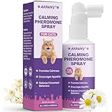 Cat Calming Pheromone Spray - Cat Calming Spray - Reduce Scratching, Fighting, Peeing, Marking - Cat Anxiety & Stress Relief - for Home, Travel, Vet Visits - with Cat Pheromone & Natural Ingredients