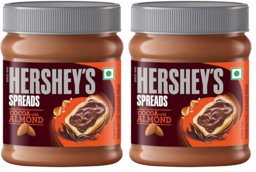 Image of Hershey's Spreads Cocoa with Almond, 350g (Pack of 2)