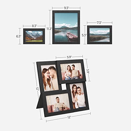 Songmics Different Sizes Picture Frames Bundle With 10-Pack Photo Frames And 1-Pack Collage Picture Frames #TOP1