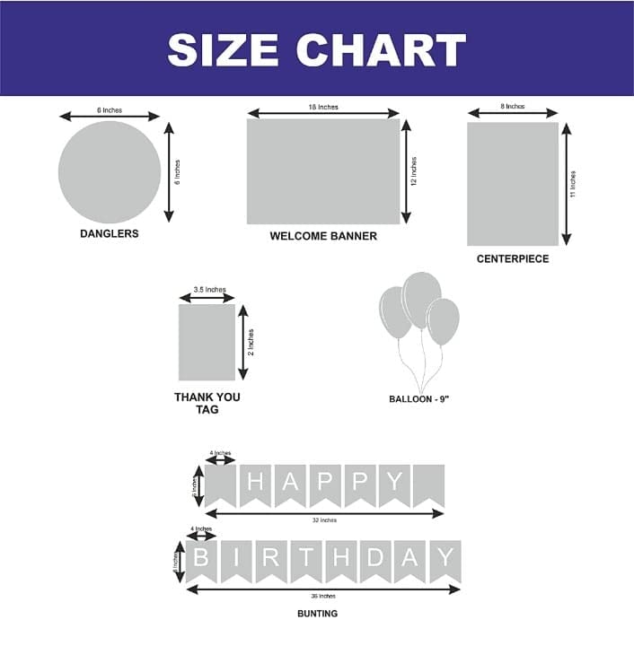 Image of Pretty UR Party Baptism Party decorations Kit - 72 pcs include Banners, balloons, thank you, centerpiece, danglers, Caps, Party Supplies, Baptism Decor, DIY Decor for Boys