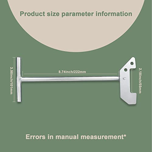 Ezypak Garbage Disposal Wrench Tool, Garbage Disposer Unjamming Wrench Compatible With Waste King And Moen Garbage Disposals For Used To Remove Clogs Or Debris Above The Sink Quick Clearing Of Blockages - Silver (1) #TOP1