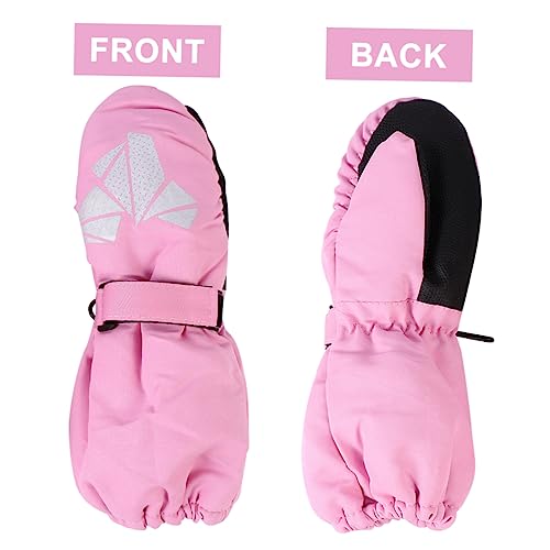 GALPADA 1 Par luvas de esqui infantil luvas para crianças Luvas de inverno mantenha morno pá