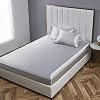 Lenzuolo con angoli elasticizzati in PVC per incontinenti, 100 x 200, Plastica, bianco, 100 cm x