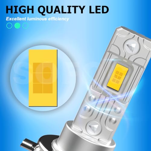 Luz Antiniebla H7 LED 300% Más Brillante SOFOC 4000LM Delantera 12V 7
