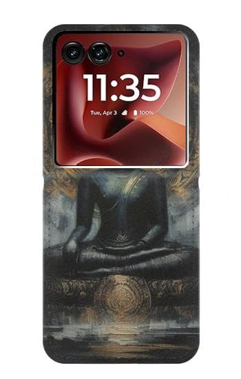 Housse Razr Ultra 2025 Black Buddha : protection antichoc flip
