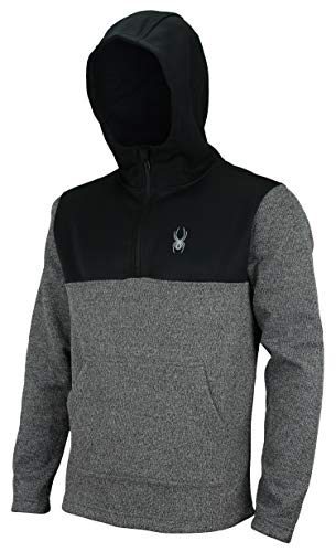 Spyder Men's Racer 1/4 Zip Pullover Hoodie, Color Options