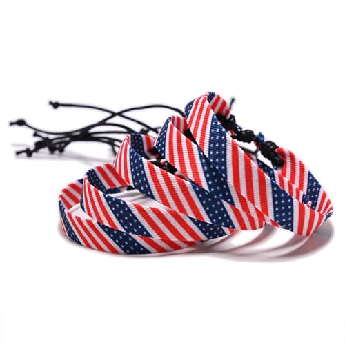 Keffiyeh Palestine USA Rope Bracelet