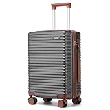 Ruausine Maleta de Cabina 55x40x20 La Maleta de Viaje 4 Ruedas multidireccionales, candado diseño Ultraligero Cumple Medidas de Equipaje de Mano para Maletas de Cabina