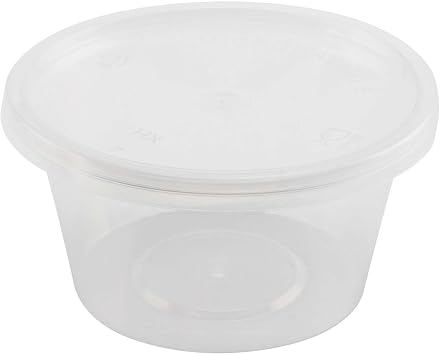 200 Pack 4oz Sauce Containers, Sauce Container with Lids Small Plastic Food Container Pots Ketchup Pots for Kitchen, Takeway Food