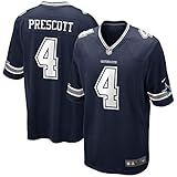  Nike Team-Trikot, Dallas Cowboys, Dak Prescott, Jerseyimitat, Marineblau Gr. L, navy