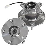 BRTEC 512393 2 Pack Rear Wheel Hub and Bearing Assembly for Suzuki SX4 2007-2013 Hub Bearing AWD 5 Lugs W/ABS Pair