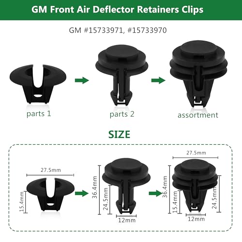 Image of Car Bumper Clips Shield Retainer Clips 1001PCS Automotive Push Pins Assortment Xmas Tree Fasteners Kit Auto for Ford Honda Chrysler Cadillac Volvo GM Toyota Acura Buick Nissan Mazda Chevy Jeep