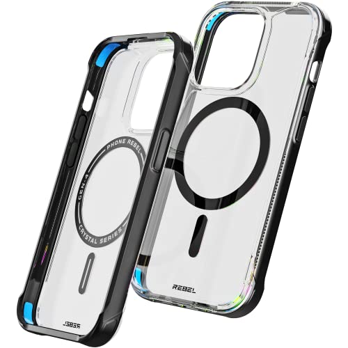 Coque transparente iPhone 14 Pro premium Crystal Series Gen-4 Rebel - 7