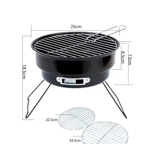 Estufa de barbacoa plegable compacta con rejilla de acero 3