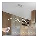 Produktbild LED Pendelleuchte Esstisch Hängelampe Lüster Dimmbar mit Fernbedienung Modern Kreativ Spiral Design Kronleuchter Esstischlampe für Esszimmer Schlafzimmer Wohnzimmer Küchen Büro Dekor Lampe,B 110cm 30w