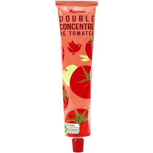 AUCHAN Double concentré de tomates 150 g