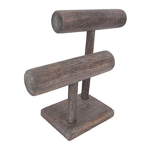 Homoyoyo 1 Soporte De Madera Maciza Para Pulseras Joyero Soporte Para Diademas Expositor De Adornos Organizador De Joyas Expositor De Joyas Para Vendedores Expositores Y Exhibidores