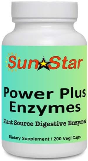 Power Plus Enzymes Digestive Supplement (200 Capsules)