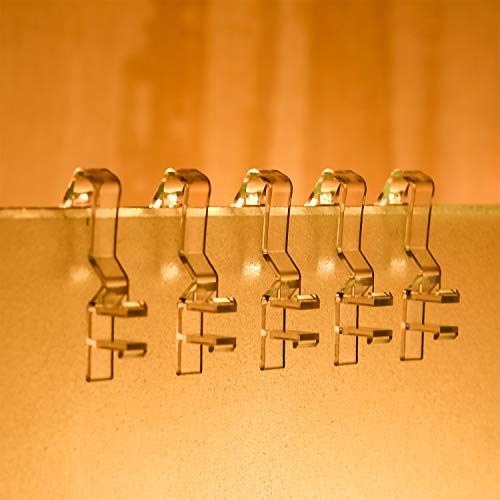 Clips de cenefa transparentes de 5,3 cm para persianas horizontales 7