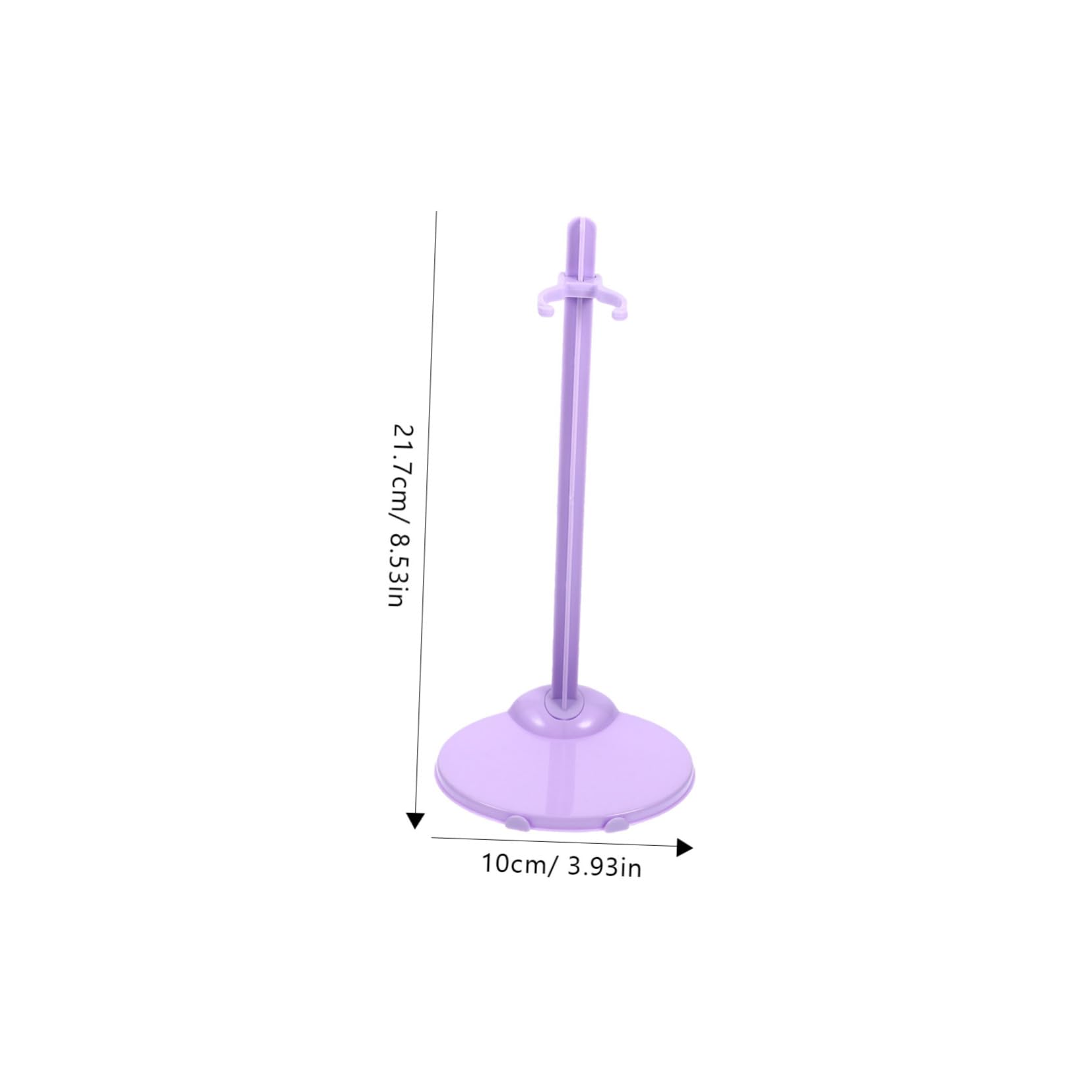 Sosoport 10Pcs Doll Storage Stand Vertical Doll Support Rack for Action Figures and Dolls Practical Desktop Display Holder Light for Organizing Doll Collection