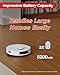 Yeedi C12 Robot Vacuum Cleaner and Mop, 8000Pa Strong Suction, ZeroTangle Brush, Smart Navigation, Self-Charging, White