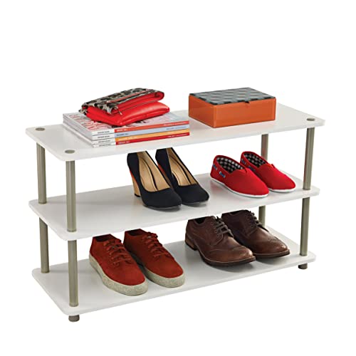 ClosetMaid 5013 3-Tier Shoe Organizer, White by ClosetMaid - Used condition - Image 2