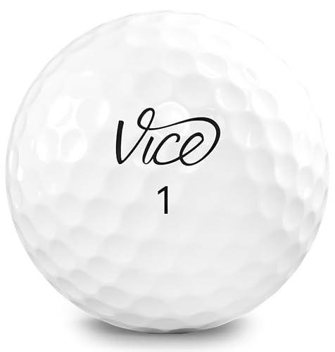 Vice Golf Drive White 2020 | 12 bolas de golfe | Características: Extremamente durável, mais distânc