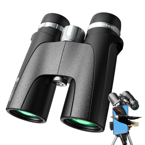 Binoculares 10x42 Leaysoo con lente FMC y diseño resistente miniatura 1