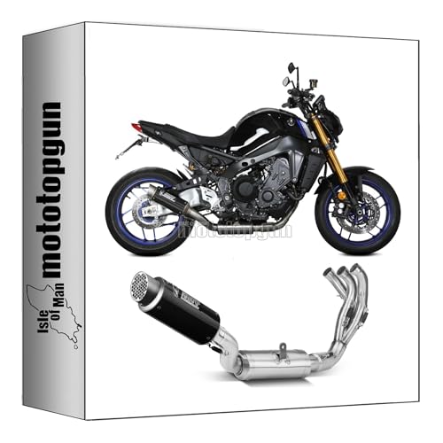 mivv komplettanlage zugelassen gp-pro carbon high up kompatibel mit yamaha mt-09 sp 2021 2022 mototopgun
