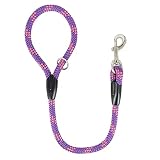 Las correas de nylon son lo suficientemente resistentes para soportar la fuerza de tracción de los perros, también es flexibles para reducir el impacto.