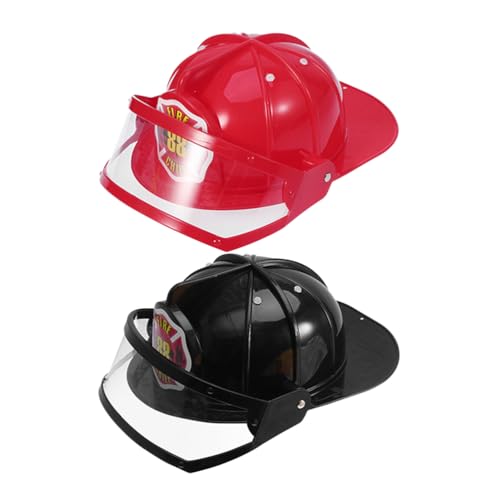 Casque de pompier pour enfant lot de 2 chapeaux de déguisement Toddmomy