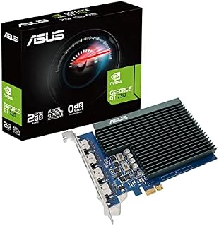 ASUS GT710-4H-SL-2GD5 GeForce GT 710 2GB GDRR5 with 4 x HDMI ports and single slot for silent multi-monitor productivity