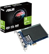 ASUS GeForce GT 730 2GB DDR5 Grafikkarte (4x HDMI, Single-Slot-Design, passive Kühlung, GPU Tweak...