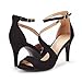 DREAM PAIRS Women's NILE Fashion Stilettos Open Toe Pump Heel Sandals,Size 6.5,Black,NILE