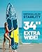 Hiwave Inflatable Stand Up Paddle Board 11’*34”*6” Sup Board,420lbs Capacity Adult&Youth Paddle Board, Pet Friendly for Ocean&Lake, w/Double Action Hand Pump Blue