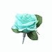 Angel Isabella Large Size Boutonniere-Nice Hand-Crafted Medium Open Keepsake Artificial Flower-Pearl Headed Pin Included (Mint Green)