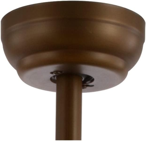 JONATHAN Y 52" Satin Bronze 3-Light Iron Ceiling Fan with Remote Control, Scalloped Drum Shade, 5 Reversible Blades, Transitional Glam Decor, LED Bulbs Included JYL9604A